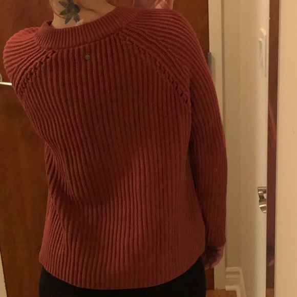 Burnt Orange Knit Sweater - Picture 6 of 6